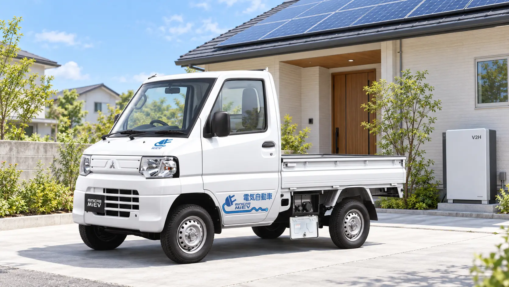 三菱 ミニキャブ・ミーブ トラックはV2Hに対応?価格・費用・補助金・見積もり方法を解説